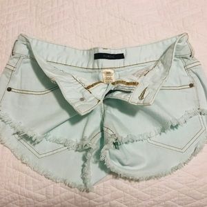 Billabong Laneaway Light Turquoise Jean Shorts